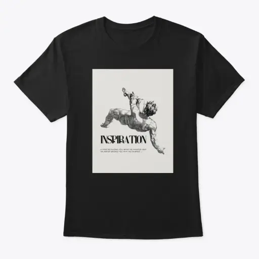 Artistic Inspiration Quote Graphic T-shirt